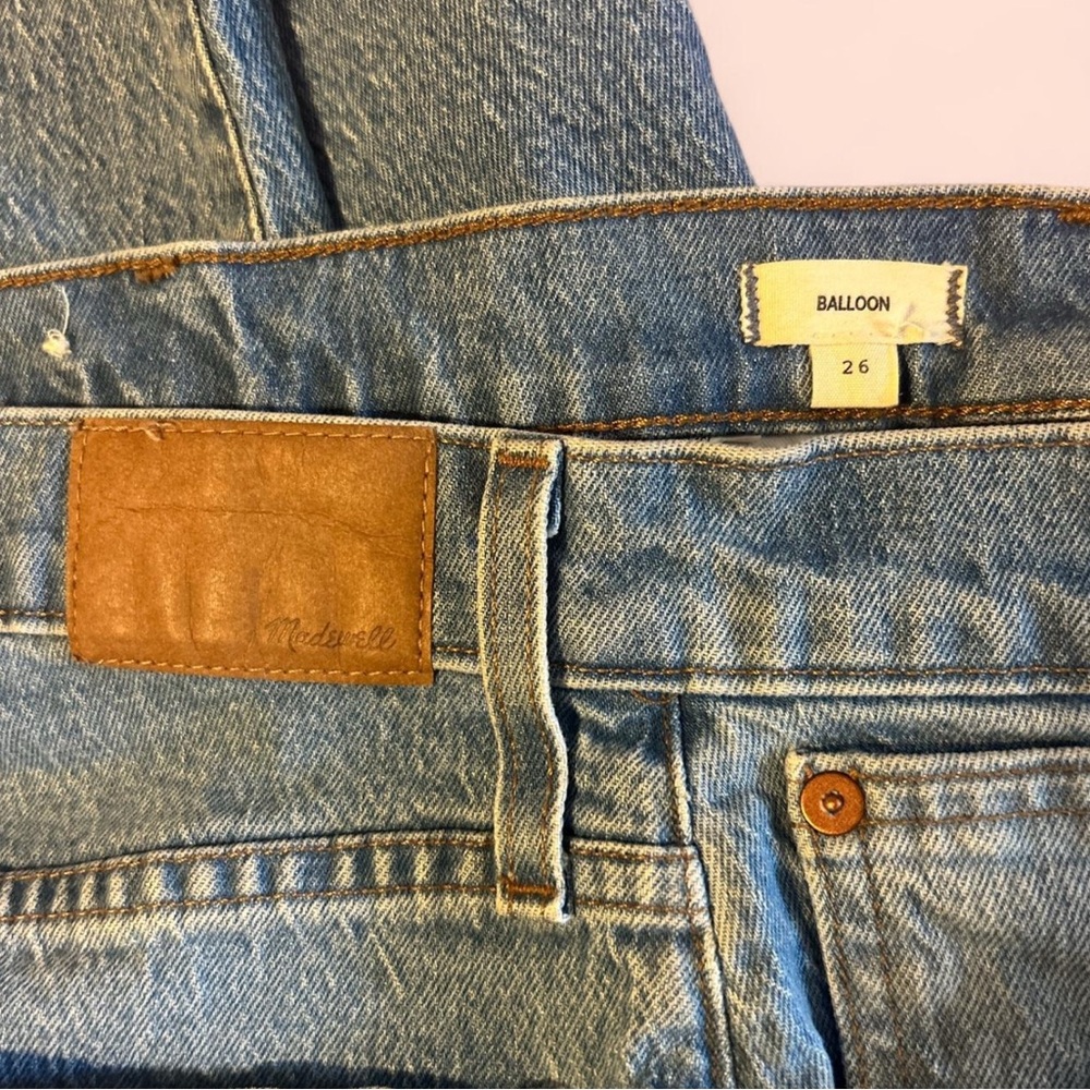 Madewell Balloon Blue Jeans 26 waist - Picture 2 of 9